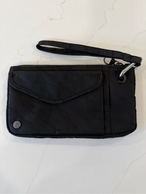 Athleta Black Wristlet Clutch